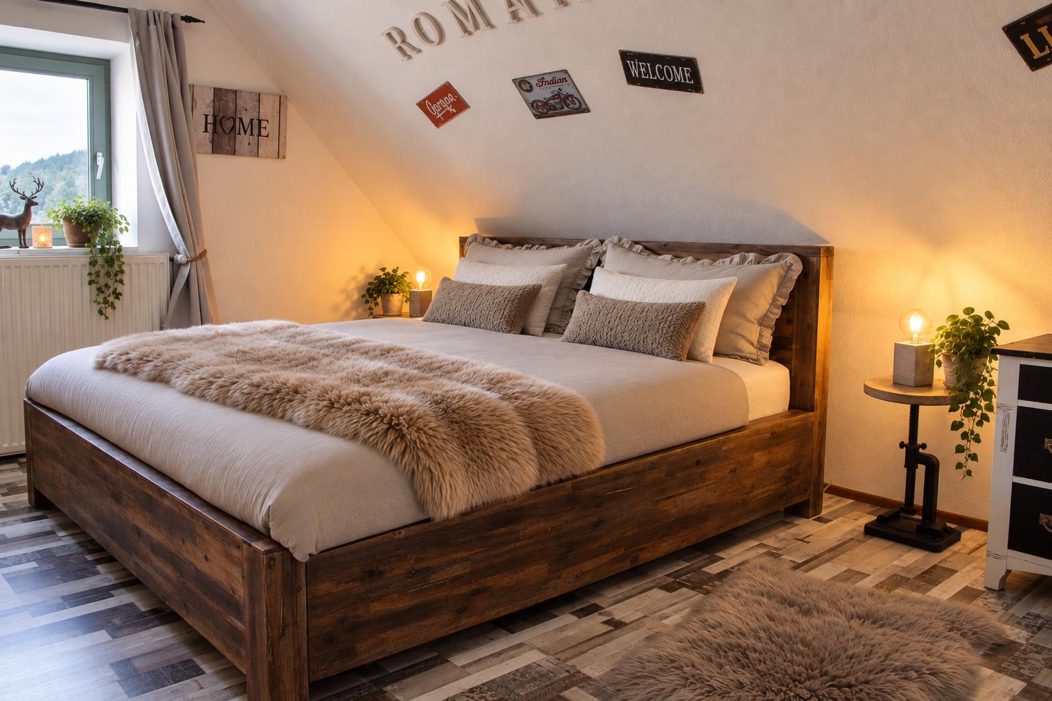 Schlafzimmer 3 Boxspringmatratzen