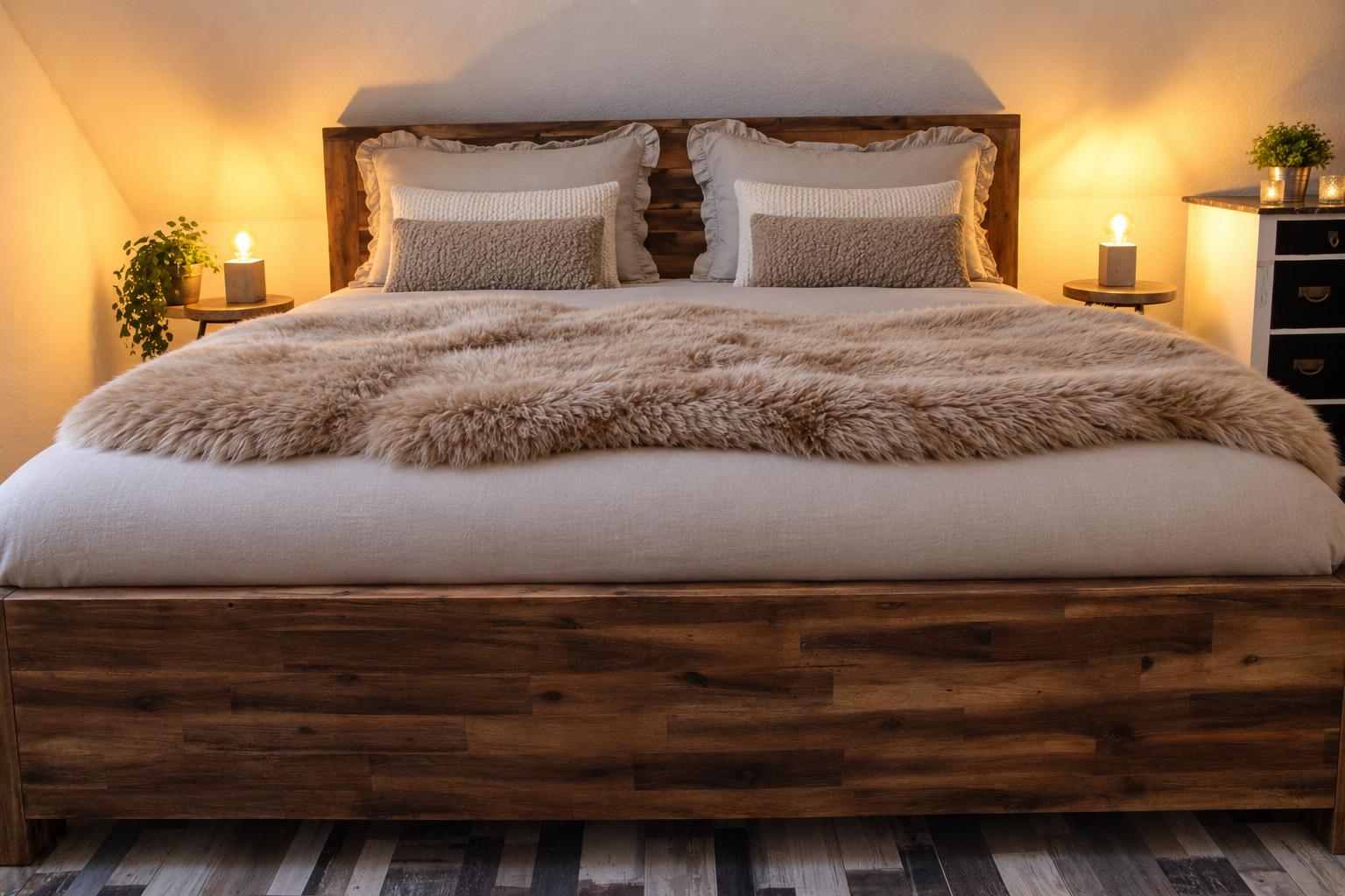 Schlafzimmer 3 Boxspringmatratzen