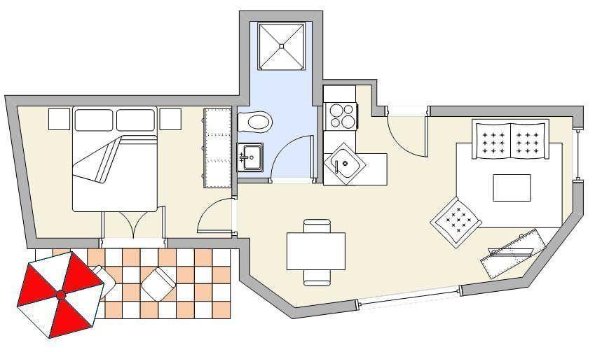 TV und WLAN im Wohnbereich