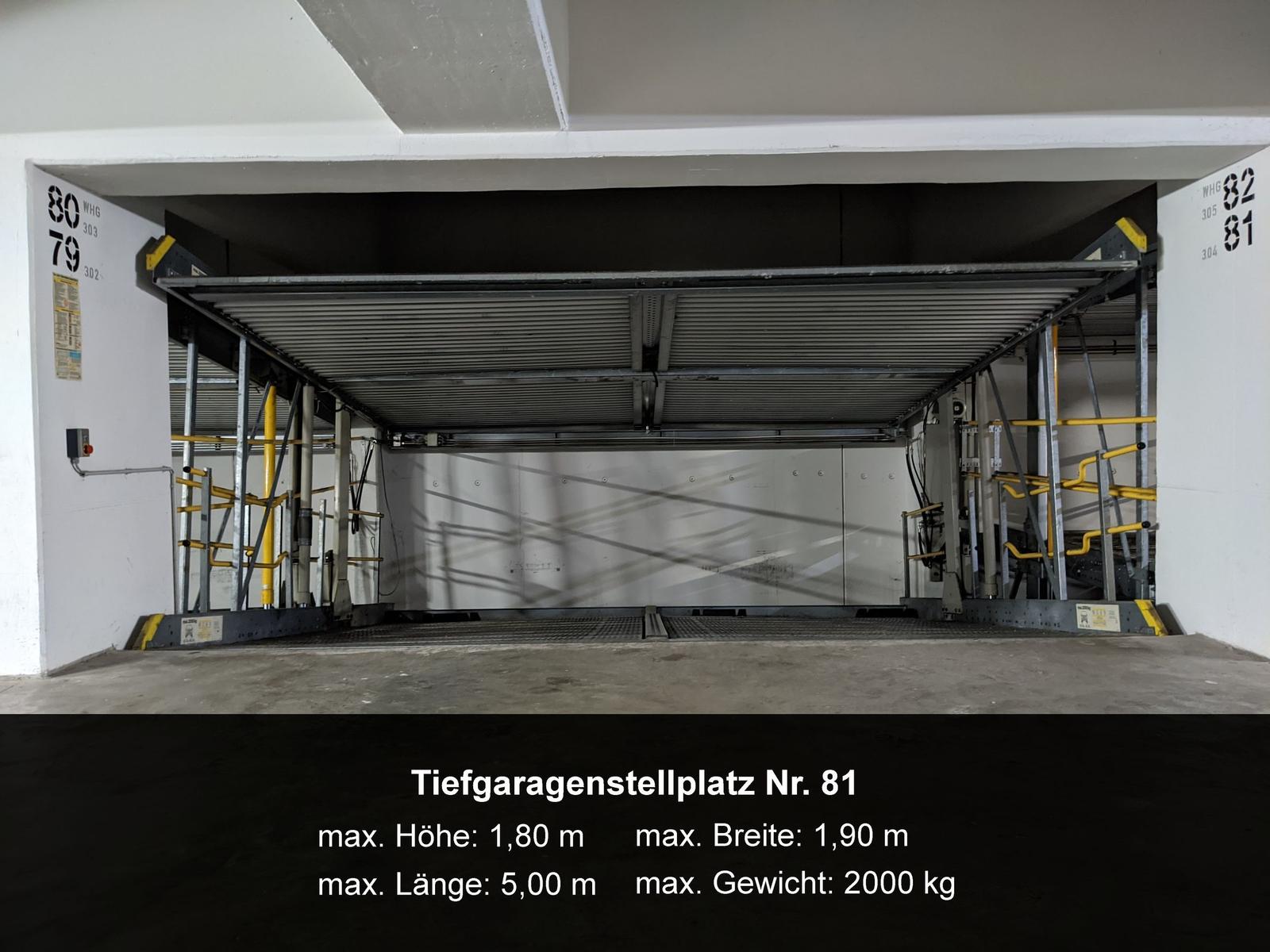 Wohnung mit zwei Schlafzimmern, Küche, Bad und Balkon.