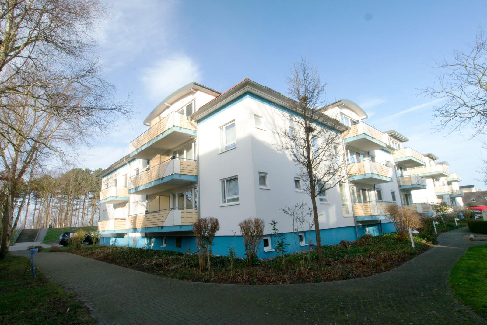 Dieses Apartment verfügt über eine Küche, ein Bad und einen Schlafbereich.