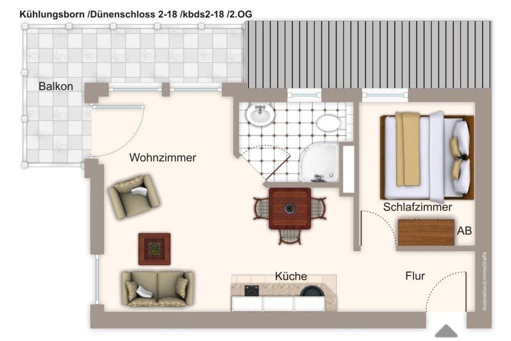 Sauna mit Holzbänken und Glaswand. Flur mit Tür zu weiteren Räumen.