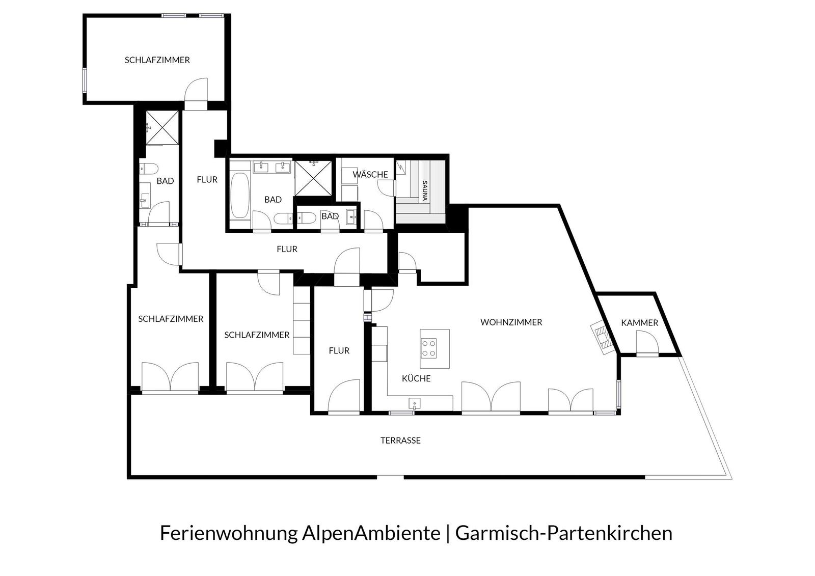 Blick auf Sehenswürdigkeit