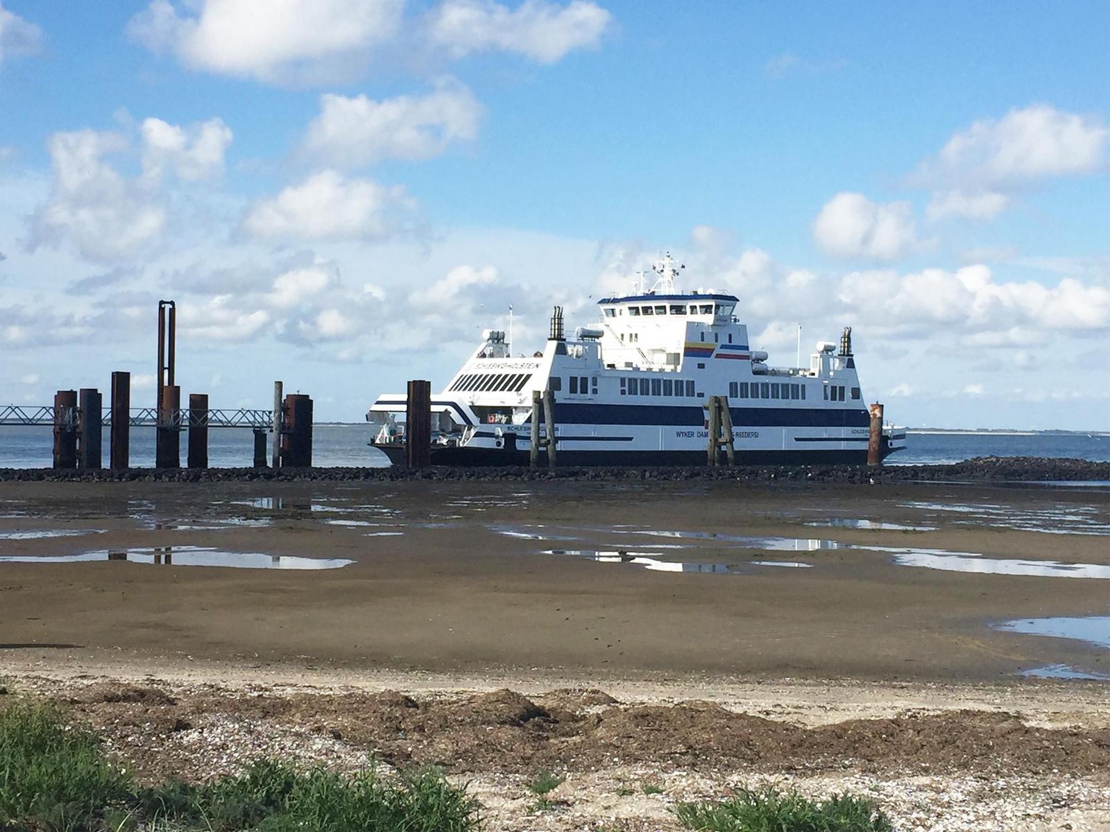 Nord-Terrasse des Ferienhauses Steuerbord in Süddorf auf Amrum