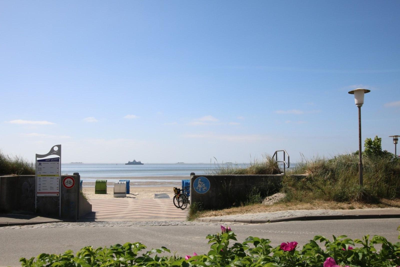 Blick aufs Meer durch die Stöpe