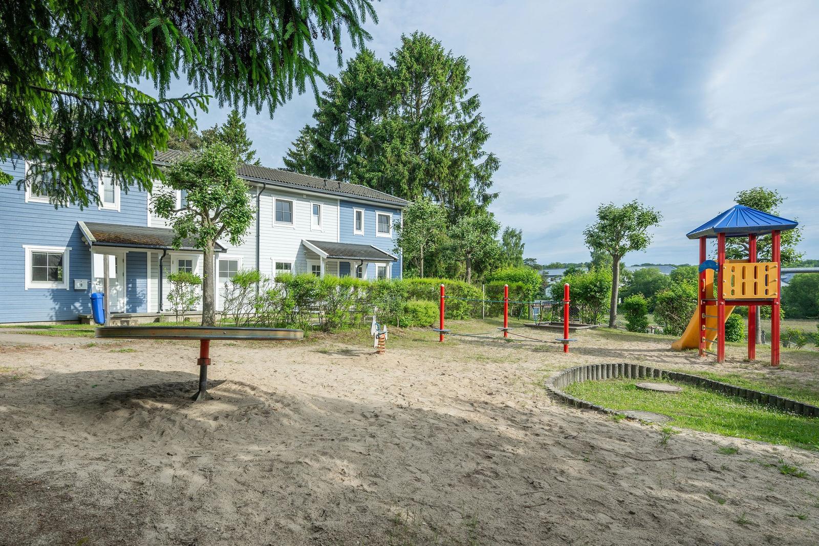 Dieses Apartment hat ein Schlafzimmer, ein Bad und eine kleine Küche.