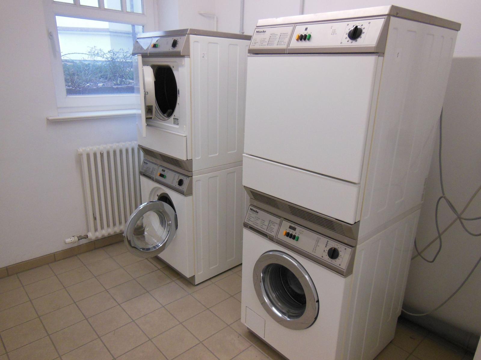 Badezimmer mit Dusche, Waschbecken und Toilette. Wandverkleidung aus Steinplatten.