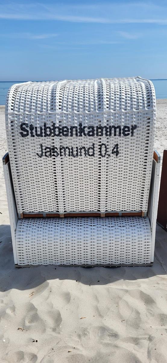 Strandkorb am Strand