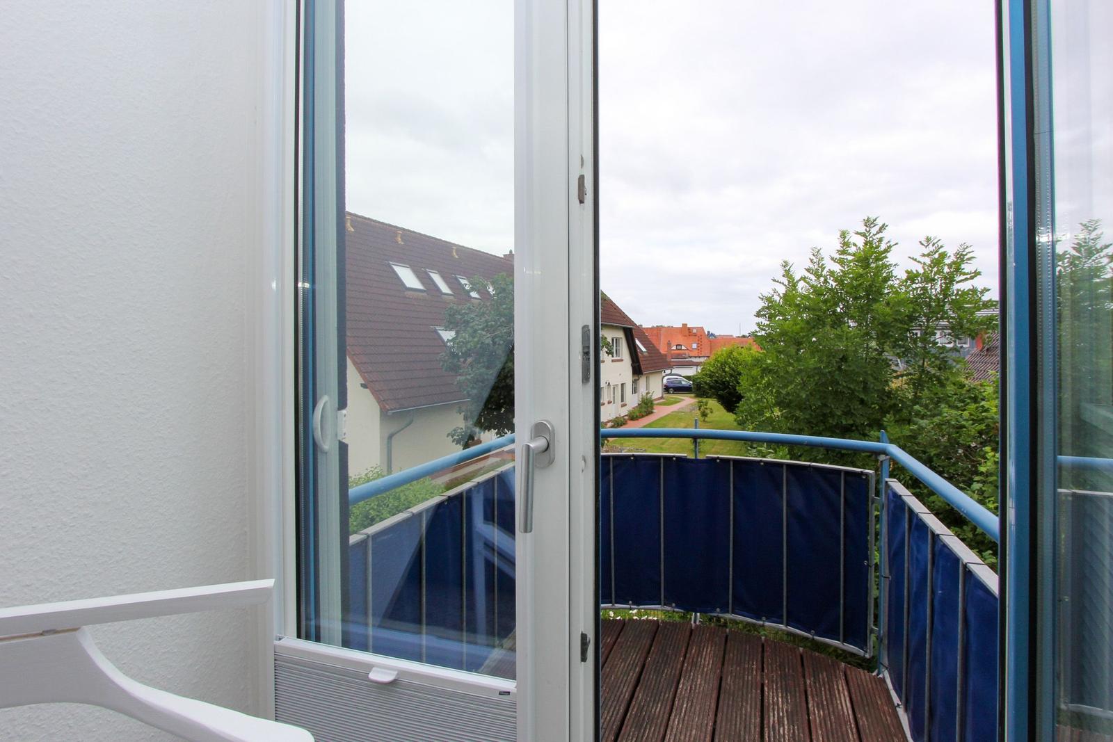 Balkon mit West-Ausrichtung