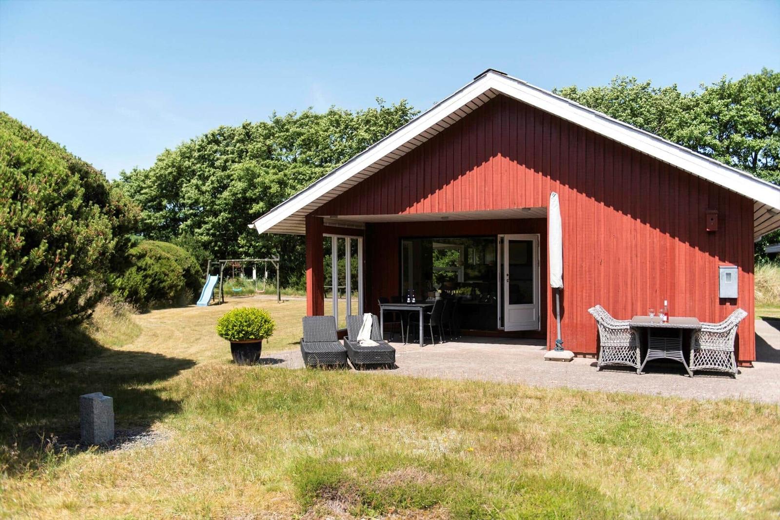 Apartment with four bedrooms, kitchen, and bathroom. Hallway with marked private area.