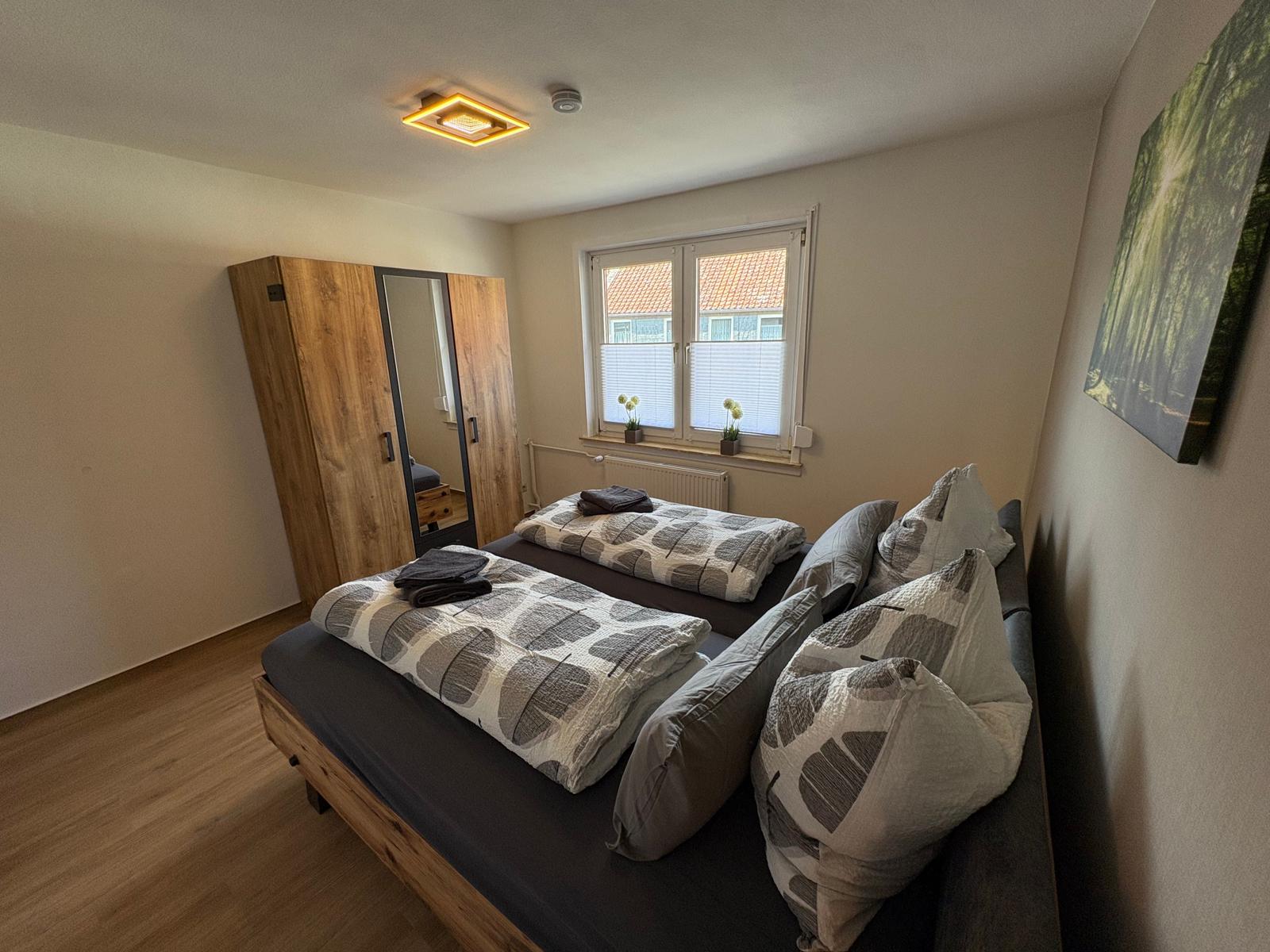 Schlafzimmer 2 mit Doppelbett