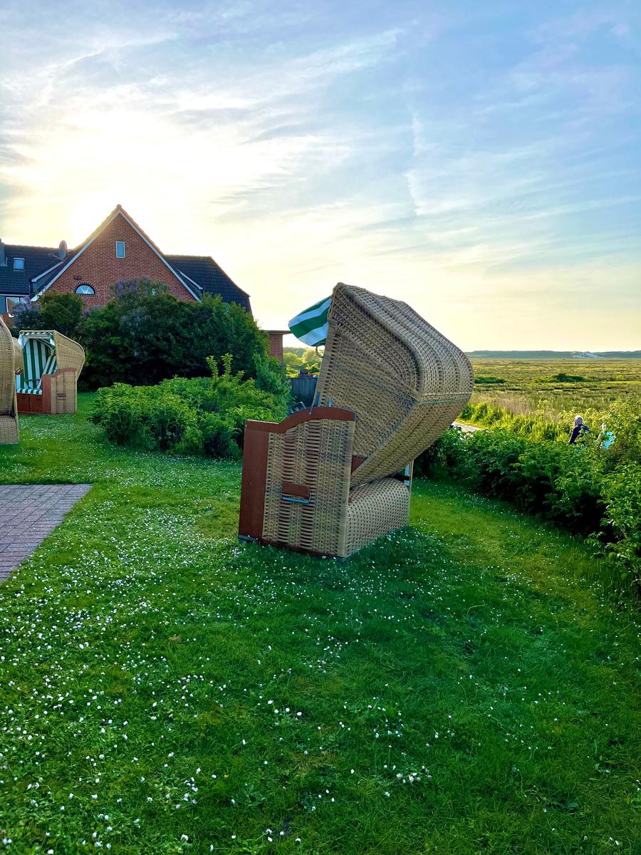 Relaxen im Strandkorb