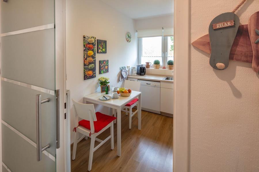 Kitchen with Table and Appliances