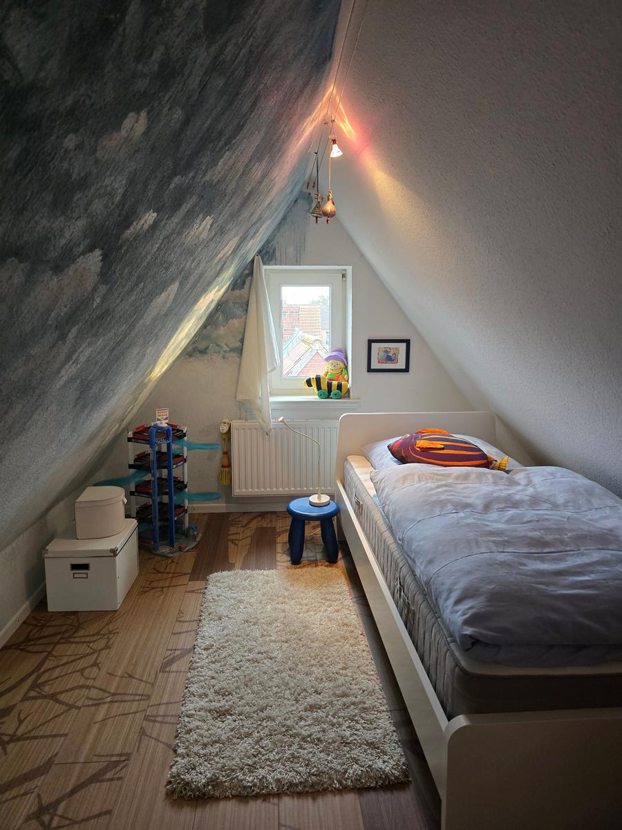 Dachgeschoss für Kinder mit 2 Einzelbetten