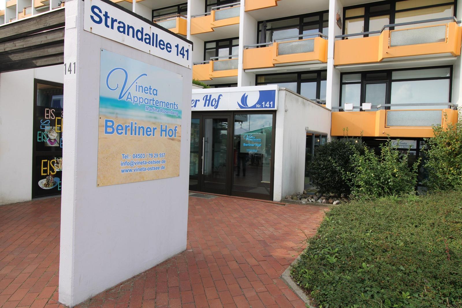 Eingangsbereich des Berliner Hofs