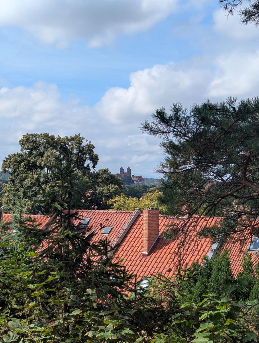 Das Schloss mit der Stiftskirche