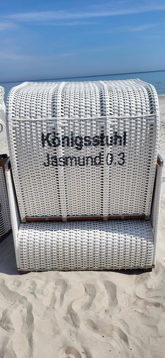 Strandkorb am Strand
