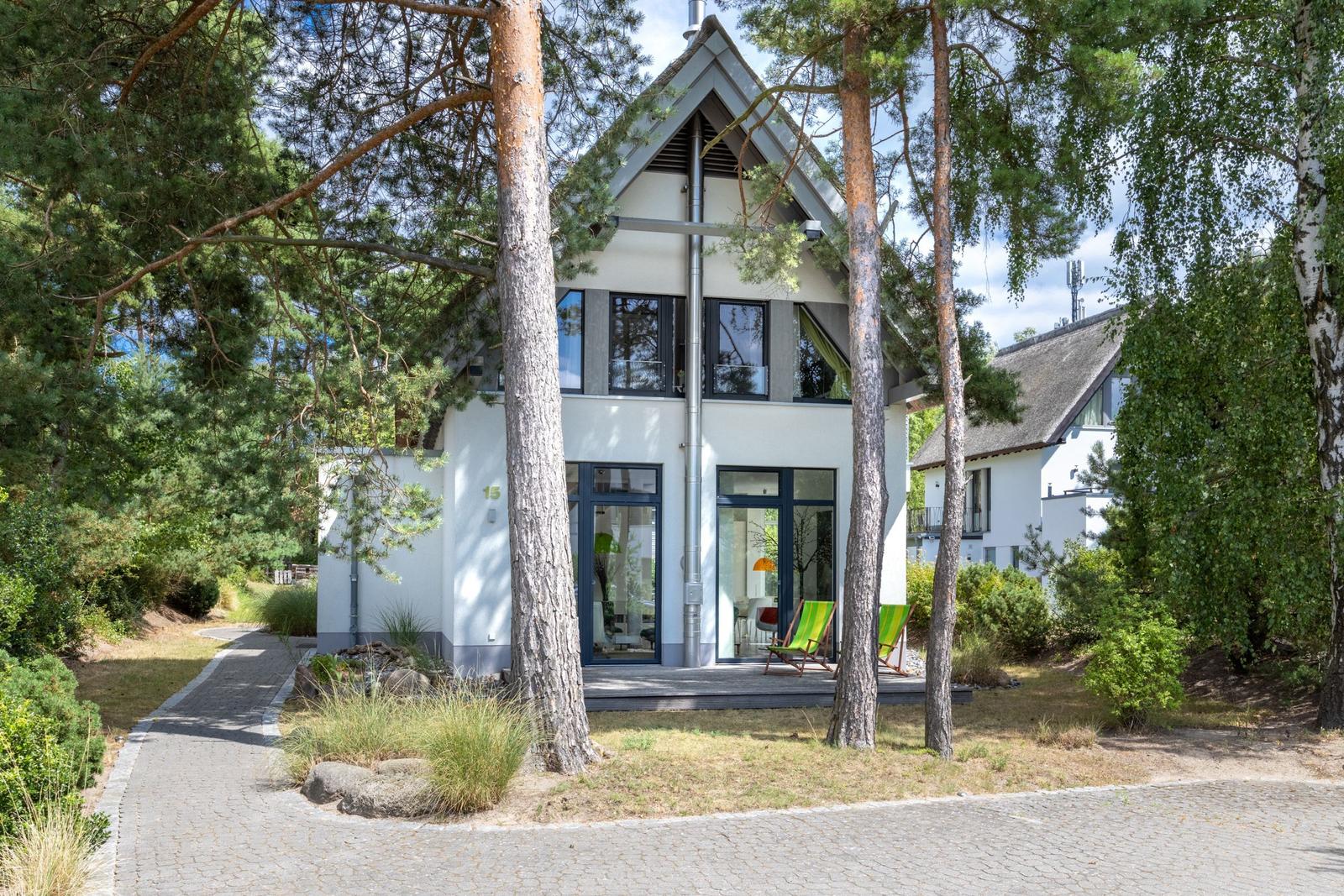 Garten mit Terrasse vom usollo15, Lotsenstieg 15 in Karlshagen