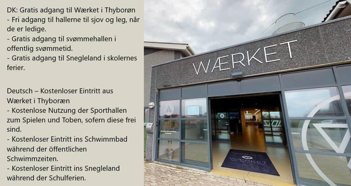 Symbolerklärung für Ferienhausgrundriss mit Raumbezeichnungen und Möbeln.