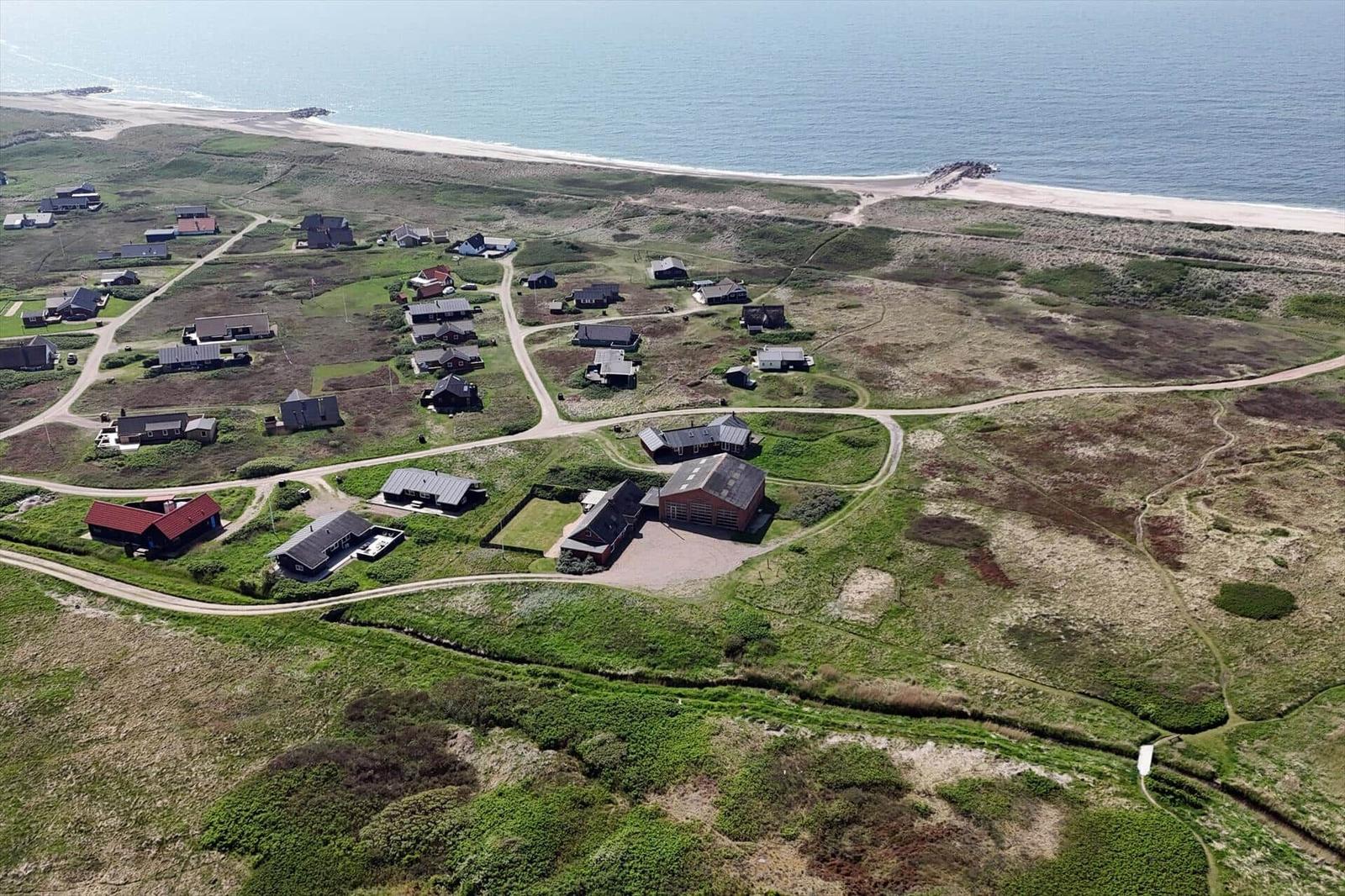 Grundriss mit acht Fenstern und einer Tür. Kompass zeigt Nordrichtung.
