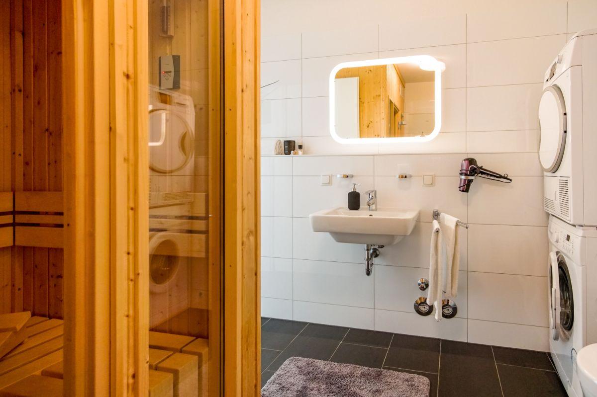 ... uned eigener Sauna