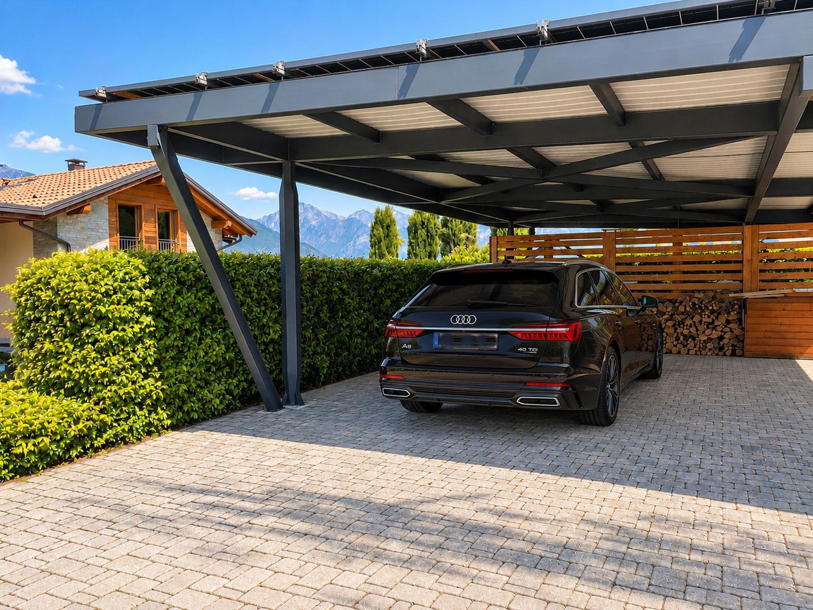 Parkplatz Rio Bo Stella Ferienwohnung Comer See