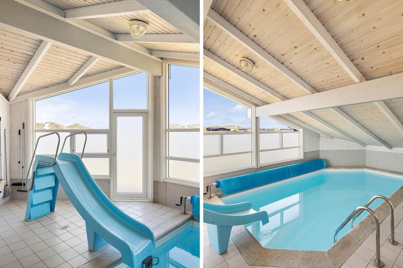 Wohnung mit Sauna, Terrasse und Küche. Raumübersicht mit Maßen.