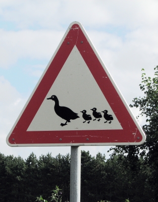 Verkehrsschild Amrum