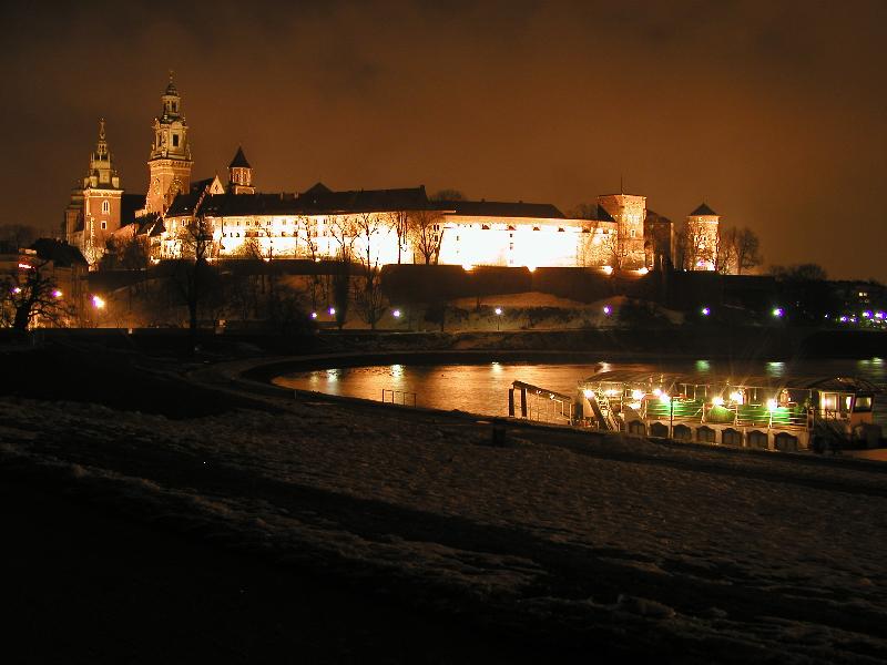 Wawel bei Nacht