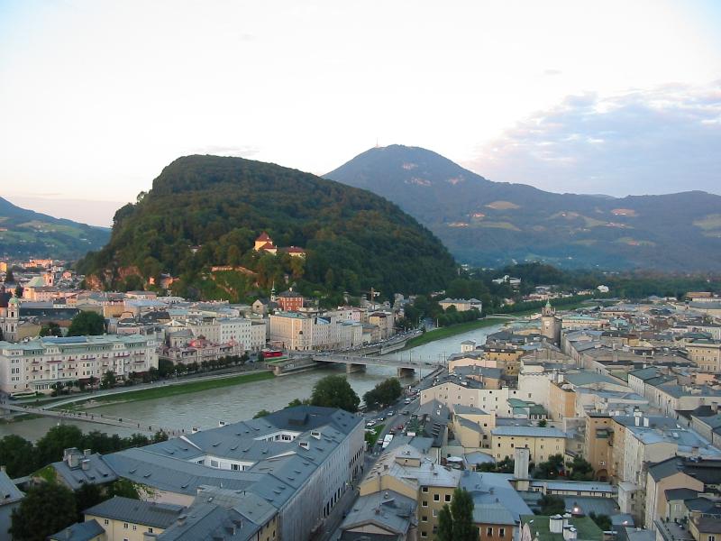 Blick über die Stadt Salzburg