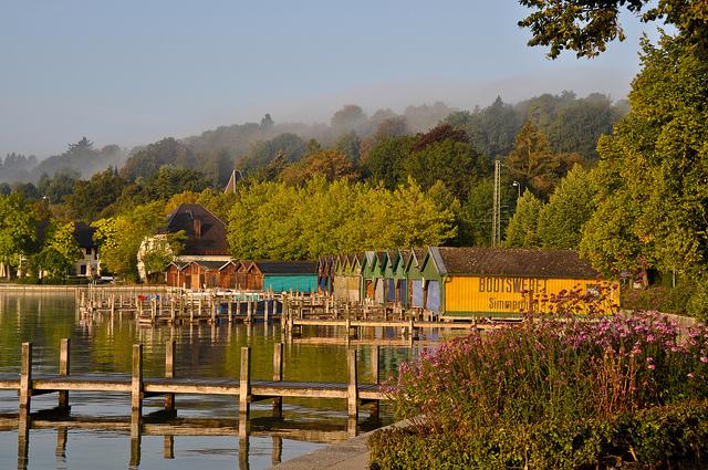 Bootshäuser am Starnberger See
