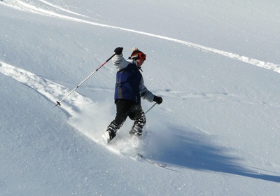 Kinder Skifahren Kind beim Skifahren