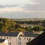 Blick vom Balkon auf Sellin und Richtung Selliner See