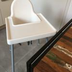 Auch dieser Hochstuhl mit Sitzverkleinerung (Antilop von Ikea) steht Ihnen kostenfrei zur Verfügung
