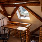 Arbeitsplatz auf Galerieebene