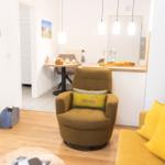 wohnen, essen, kochen, lachen, spielen - fernsehen?