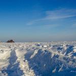 Schneezauber am Strand...
