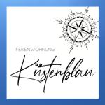 Ferienwohnung Küstenblau mit Kompassmotiv