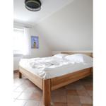 Blick ins Schlafzimmer