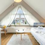 Wohnzimmer mit Schlafsofa...