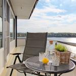 Balkon mit Blick zur Ostsee und zum Binnensee