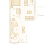 Grundriss Apartment Uranus...