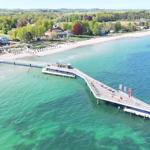 Haffkrug an der Ostsee aus der Luft - Die neue Seebrücke