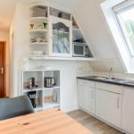 Blick vom Essbereich zur Küche