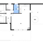 Two bedrooms, kitchen, bathroom, and spa area with compass.