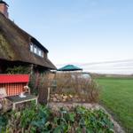 Ausblick auf das Wattenmeer von der Terrasse