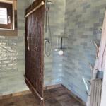 Bad im Gartenhäuschen