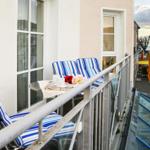 Balkon mit Meeresblick