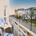 Balkon mit Meeresblick