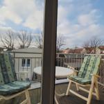 Blick auf den Balkon